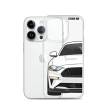 Load image into Gallery viewer, White 18-21 Mustang 5.0 - iPhone Case