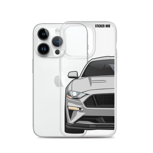 Silver 18-21 Mustang 5.0 - iPhone Case