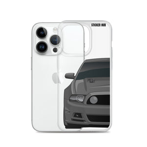 Gray 13-14 Mustang 5.0 - iPhone Case