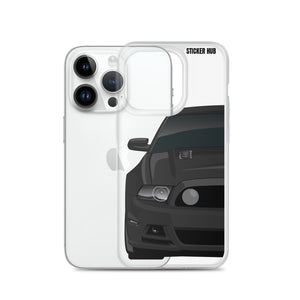 Black 13-14 Mustang 5.0 - iPhone Case