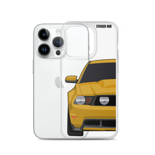 Load image into Gallery viewer, Yellow 11-12 Mustang 5.0 - iPhone Case