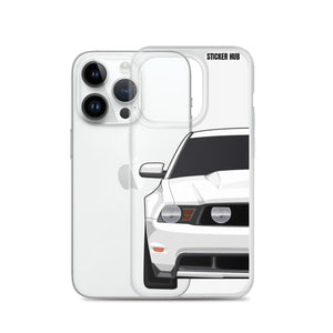 White 11-12 Mustang 5.0 - iPhone Case