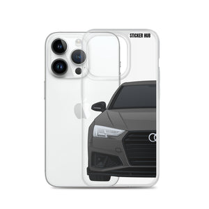 Gray B9 Audi S4 "Facelift" - iPhone Case