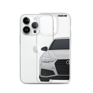 Silver B9 Audi S4 "Facelift" - iPhone Case