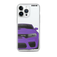 Load image into Gallery viewer, Purple Charger Hellcat (Widebody) - iPhone Case