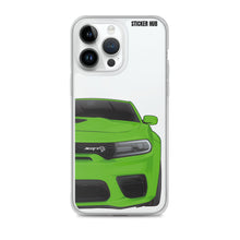 Load image into Gallery viewer, Green Charger Hellcat (Widebody) - iPhone Case