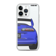 Load image into Gallery viewer, Blue Toyota Supra - iPhone Case