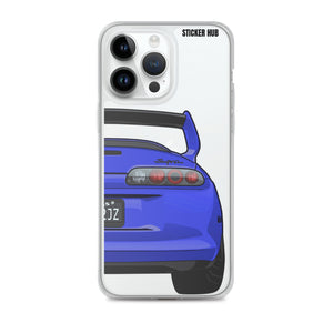 Blue Toyota Supra - iPhone Case