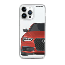 Load image into Gallery viewer, Volcano Red B8.5 Audi S4 - iPhone Case