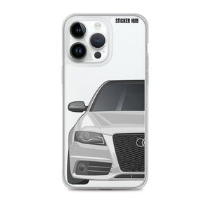 Silver B8 Audi S4 - iPhone Case