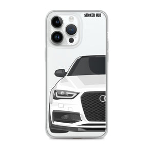 White B8.5 Audi S4 - iPhone Case