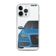 Load image into Gallery viewer, Sprint Blue B8 Audi S4 - iPhone Case