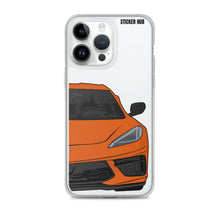 Load image into Gallery viewer, Sebring Orange C8 Corvette - iPhone Case