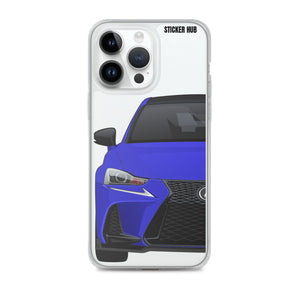 Ultrasonic Blue Lexus IS300 - iPhone Case