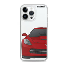 Load image into Gallery viewer, Crystal Red C7 Corvette Stingray - iPhone Case