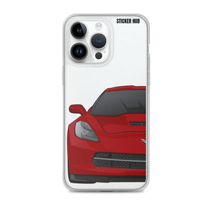 Crystal Red C7 Corvette Stingray - iPhone Case