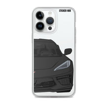 Load image into Gallery viewer, Black C8 Corvette - iPhone Case