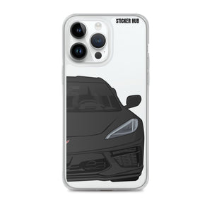 Black C8 Corvette - iPhone Case