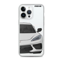 Load image into Gallery viewer, Ceramic Matrix Gray C8 Corvette - iPhone Case