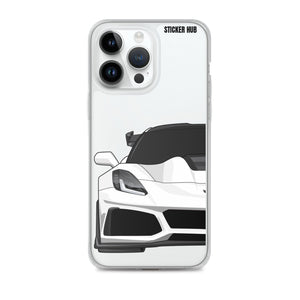 White C7 Corvette Zr1 - iPhone Case