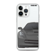 Load image into Gallery viewer, Gray C7 Corvette Stingray - iPhone Case