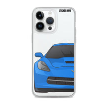 Load image into Gallery viewer, Laguna Blue C7 Corvette Stingray - iPhone Case