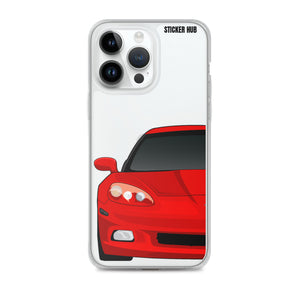 Victory Red C6 Corvette - iPhone Case