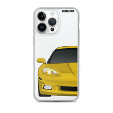 Load image into Gallery viewer, Velocity Yellow C6 Corvette - iPhone Case