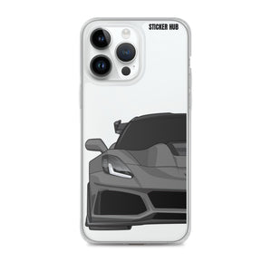 Gray C7 Corvette Zr1 - iPhone Case