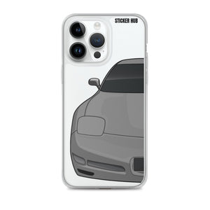 Pewter Gray C5 Corvette Z06 - iPhone Case