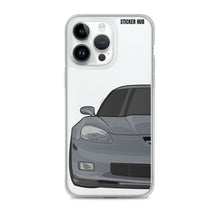 Load image into Gallery viewer, Cyber Gray C6 Corvette Z06 - iPhone Case