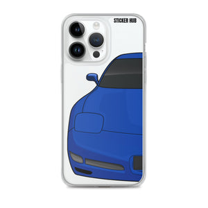 Electron Blue C5 Corvette Z06iPhone Case