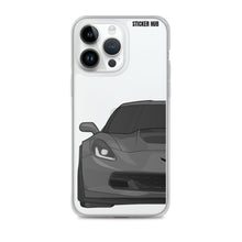 Load image into Gallery viewer, Gray C7 Corvette Z06 - iPhone Case