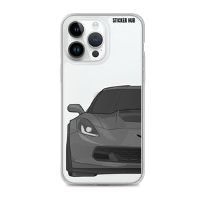 Gray C7 Corvette Z06 - iPhone Case