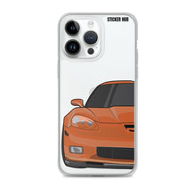 Load image into Gallery viewer, Atomic Orange C6 Corvette Z06 - iPhone Case