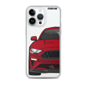 Ruby Red 18-21 Mustang 5.0 - iPhone Case