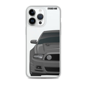 Gray 13-14 Mustang 5.0 - iPhone Case