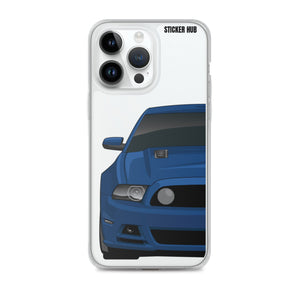 Kona Blue 13-14 Mustang 5.0 - iPhone Case