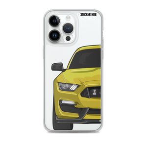 Yellow Mustang GT350 - iPhone Case