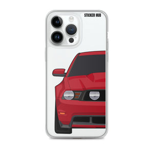 Race Red 11-12 Mustang 5.0 - iPhone Case