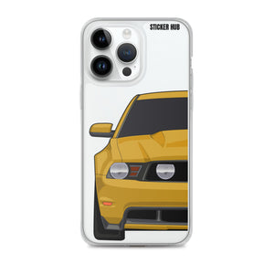 Yellow 11-12 Mustang 5.0 - iPhone Case