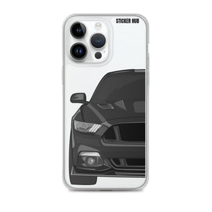 Black 15-17 Mustang 5.0 - iPhone Case