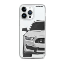 Load image into Gallery viewer, Silver Mustang GT350 - iPhone Case