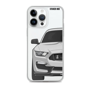 Silver Mustang GT350 - iPhone Case