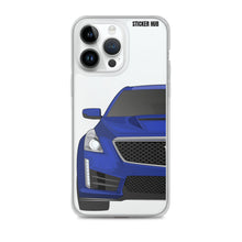 Load image into Gallery viewer, Wave Blue Cadillac CTS-V - iPhone Case