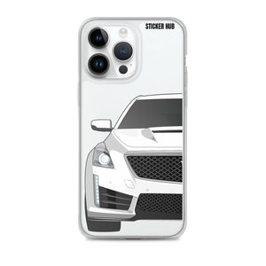 White Cadillac CTS-V - iPhone Case