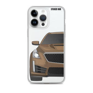 Bronze Sand Cadillac CTS-V - iPhone Case