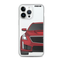 Load image into Gallery viewer, Red Cadillac CTS-V - iPhone Case