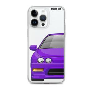 Purple Acura Integra - iPhone Case