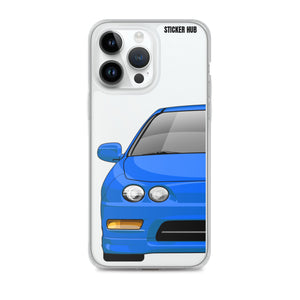 Light Blue Acura Integra - iPhone Case